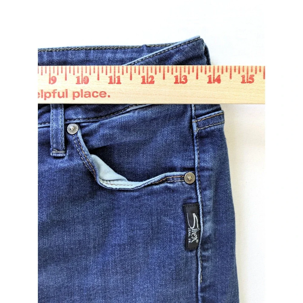 Silver Jeans Co Avery Slim Bootcut Jeans Dark Wash W29 L33 L94627SSX475